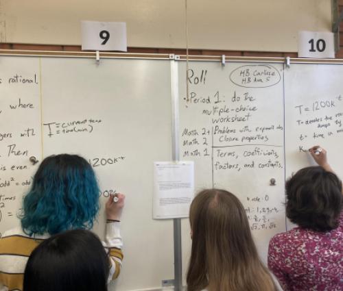 in math class