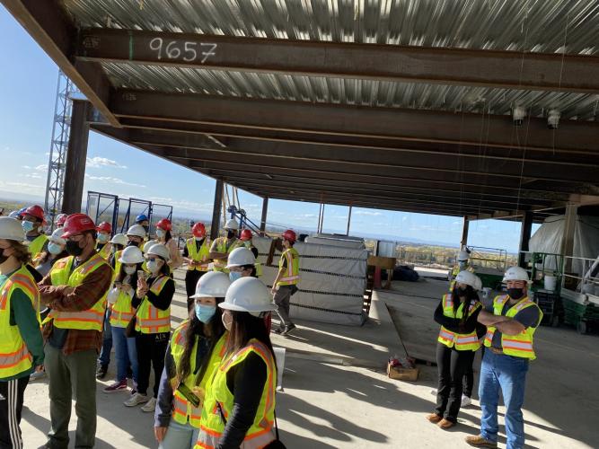 Create students, parents, and mentors visited Richards complex 